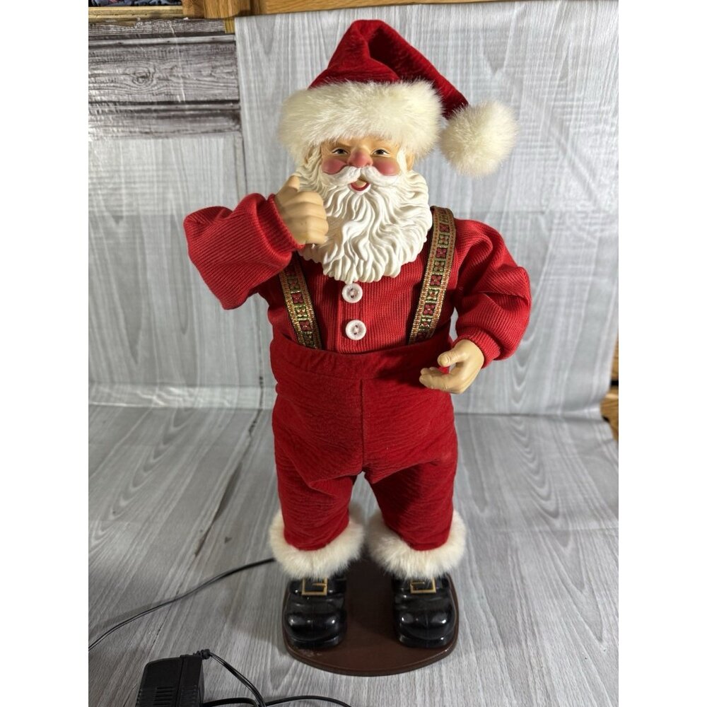 Jingle Bell Rock Santa 1998 16" Plays Music Dances Tested Excellent - Picture 2 of 6